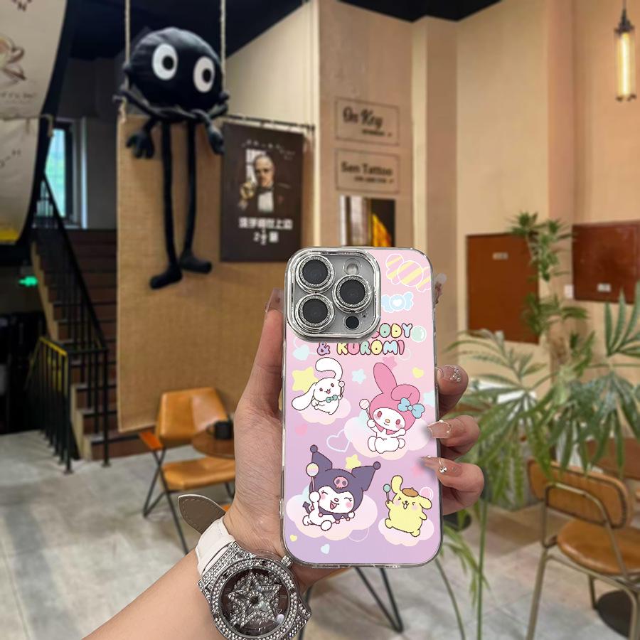 Hello Kitty Silver Cute Phone Case for Apple 16