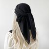 Pearl Chiffon Solid Color Scarf Arabic Turban Bali Turban Solid Color Malay Square Scarf Scarf