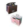 Moving Box Medium A4 Document Folders Letter Size Paper File Folders Organ Box Handheld Design Student Paper Organizers