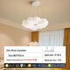 Cloud Chandelier: LED Full Spectrum Ceiling Lamp for Bedroom, Corridor, and Restaurant