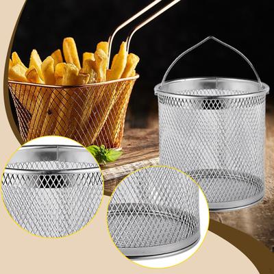 Deep Fry Basket Colander Easy To Clean Chicken Frying Oil Pot Baskets for Cooking Noodles