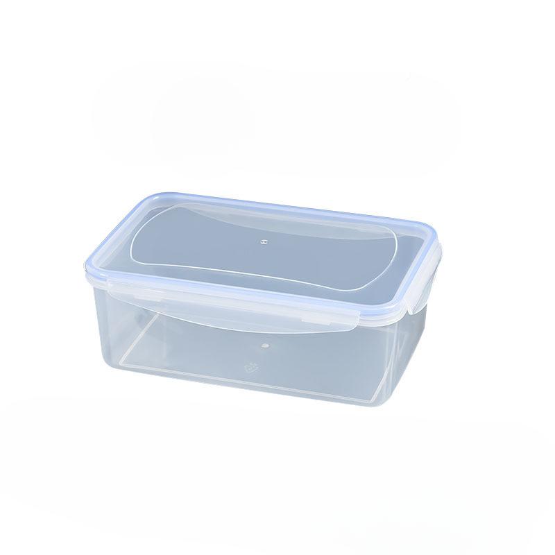 Thickened Stackable Fresh-keeping Box Transparent Plastic Refrigerator Storage Box Microwave-safe Frozen Food Sealed Box