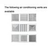 Anti Straight Blow Central Air Conditioning Windshield Square Outlet Wind Plate  Office