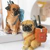 Pug Shaped DIY Vase Mold for Crafting Concrete and Epoxy Candle Holders