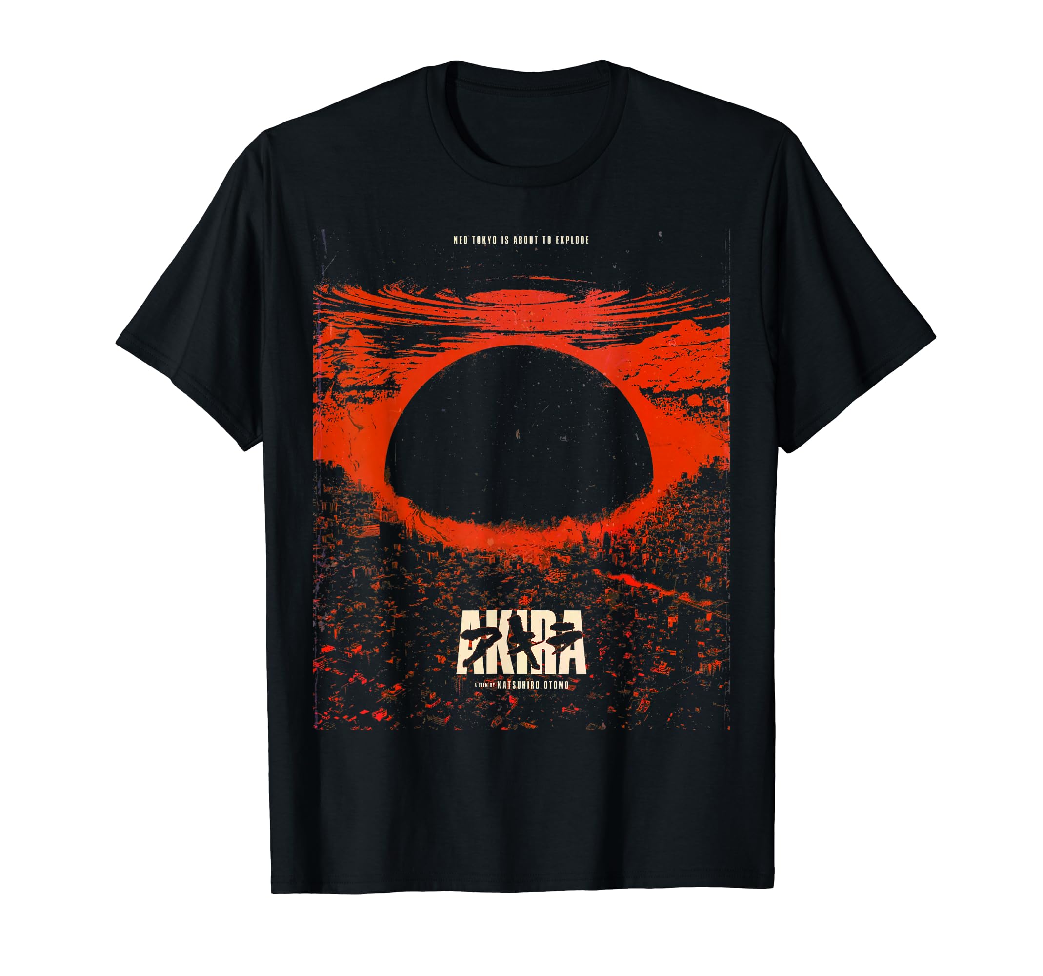 Cyberpunk City Explosion T-Shirt