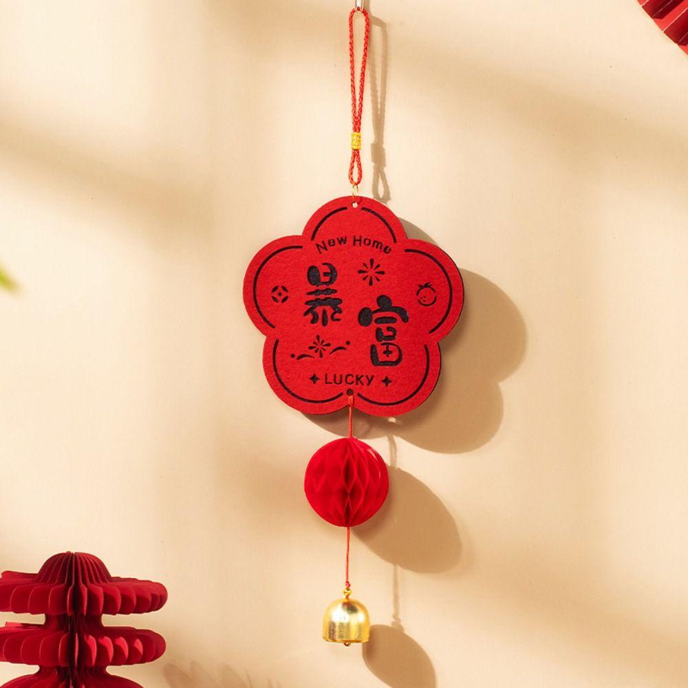 Non Woven Fu Character Hanging Ornament New Year Lucky Decoration  Home Living Room Decor