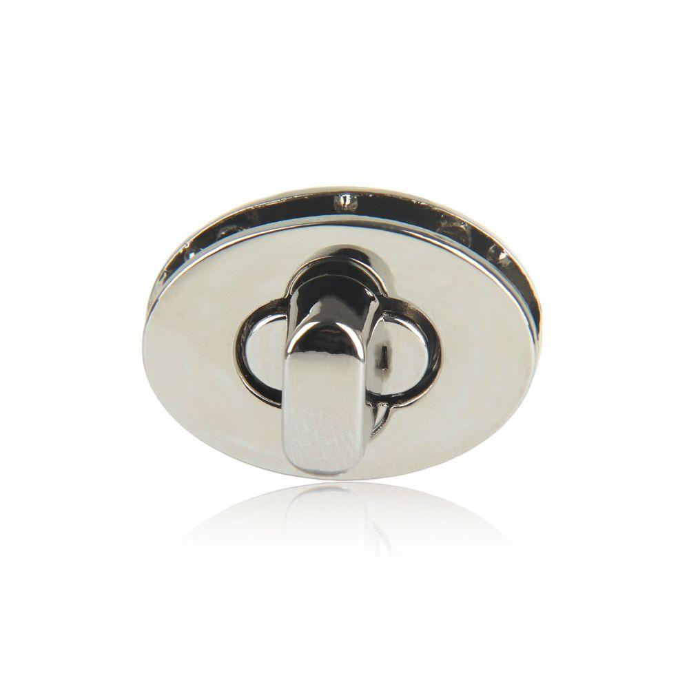 Practical Oval Egg Shape Bag Accessories DIY Turn Lock Hardware Clasp