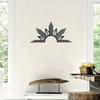 Bohemian Sun Sculpture Wall Art Rustproof Metal Wall Decor for Living Room Nature Lover Gift
