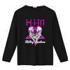 HIM Band T-Shirt gegen Einsamkeit Schwarz Alle Größen S XL F vintage gewaschen Unisex Designer Kleidung Streetwear Stilvoll