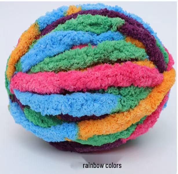 Chunky Wool Yarn DIY Kit: Ice Bar Blanket, Scarf, Cat Bed, Hat, Pad, Cat Tail, Hand-Knitting Materials