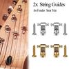 2 Pcs Roller String Trees with Screws Guitar String Guide String Retainer