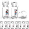 Sterile Empty Vials With Reuse Cap And 13 /20 mm Self Healing Injection Port,Buckle Glass Vials ,Sterile Package,Clear