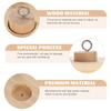 Wooden Household Parrot Accessory Wear-Resistant Interactive Conure Cockatiel Supply for Chewing Grinding Training