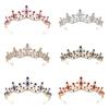 Luxury Crystal Crown Rhinestone Queen Princess Tiara Bridal Crown  Hair Dress Accessories