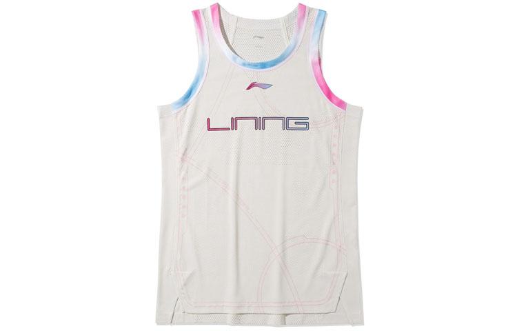 Li Ning Sports Basketball Collection Tank Top Men s Mist White AAYR391-1 XXXL