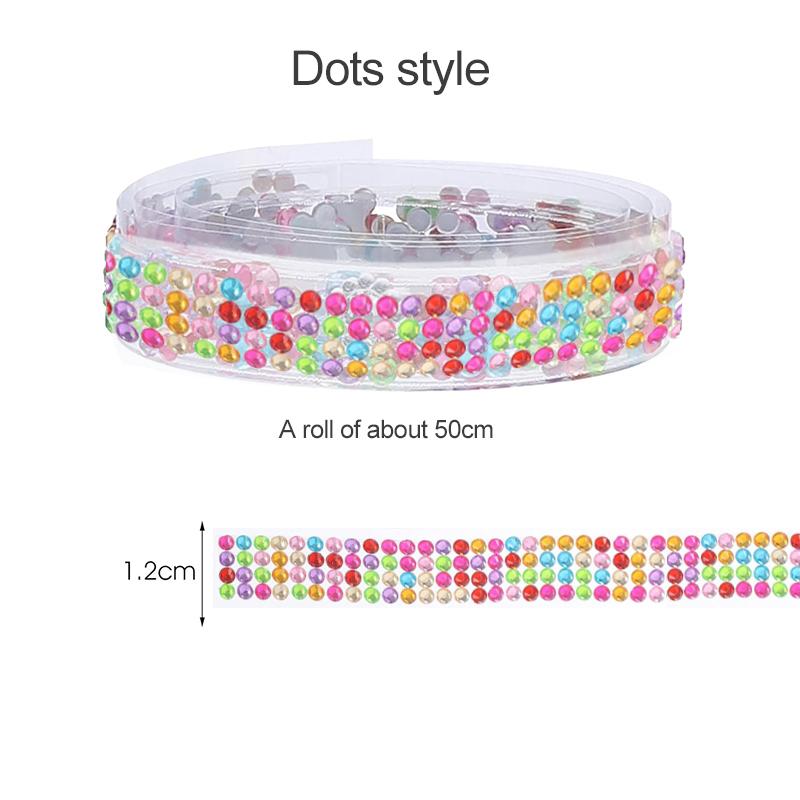 Dekoratives Klebeband Büro Kulturwaren Cartoon-Muster Diamanten-Sticker Scrapbook Tagebuch Handgemachte DIY-Materialien Kunsthandwerk TMZ