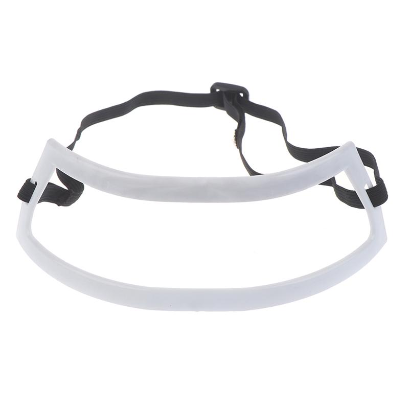 Weißer Nackenhaarlinien-Leitfaden Nackenlinie Haarlinie Haarschnitte Vorlage Rasieren Trimmen