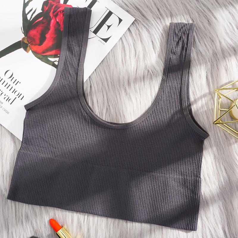 Women's Plus Size Beautiful Back Bra Non-slip Cup Comfortable and Breathable U-back Design Wearable As Outerwear