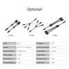 Y Branch Solar Connectors Parallel Cable Adapter 2-Way Solar Cable Connector Self-locking IP67