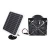 6.5 Inch Solar Powered Exhaust Fan 50W 12V ABS Monocrystalline Silicon Solar Panel Ventilation Fan