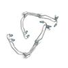 1Set Fuel Injector Lines Silver Metal Automotive Supplies For Cummins 3.9L 4BT Engine 12Mm VE Pump Diesel 3960725 3960726-A53R
