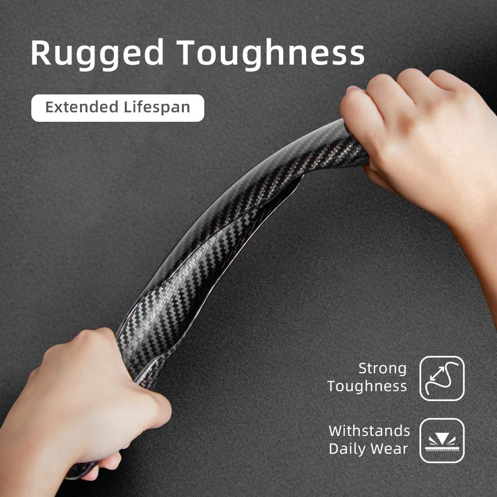 Suitable for BMW Carbon Fiber Texture Steering Wheel Cover X3 3 5 2 4 1 7 8 Series X1 X5 X2 X4 X6 X7 iX I4 I5 I7 Z4 XM  iX1 iX2