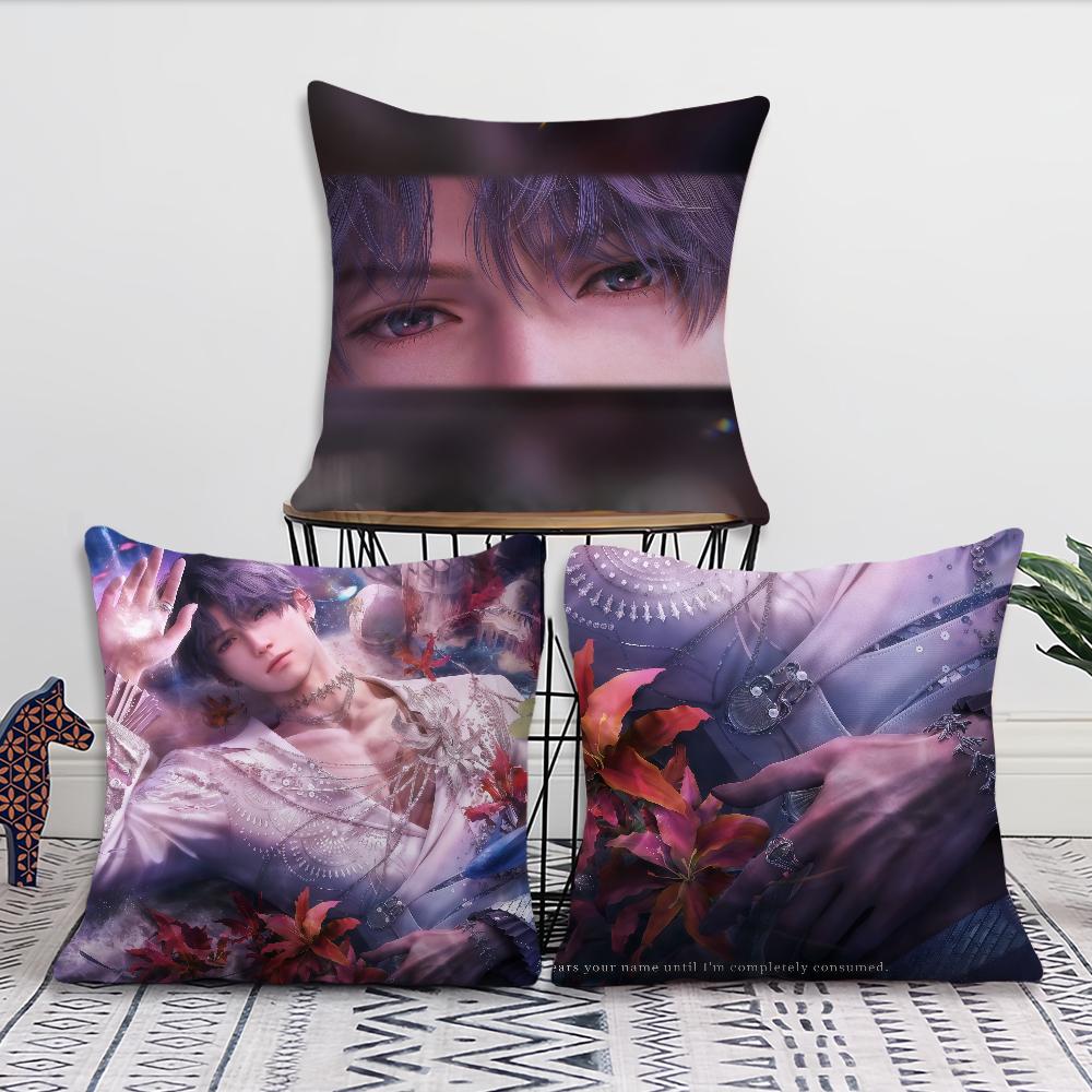 Game Love and Deepspace Rafayel cushion cover Pillow Cover Decoration Room Home Sofa living Office Car Nordic Simplicity