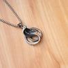 New European and American Hip-hop Accessories, Animal Eyes, Cobra Pendant Necklace, Titanium Steel