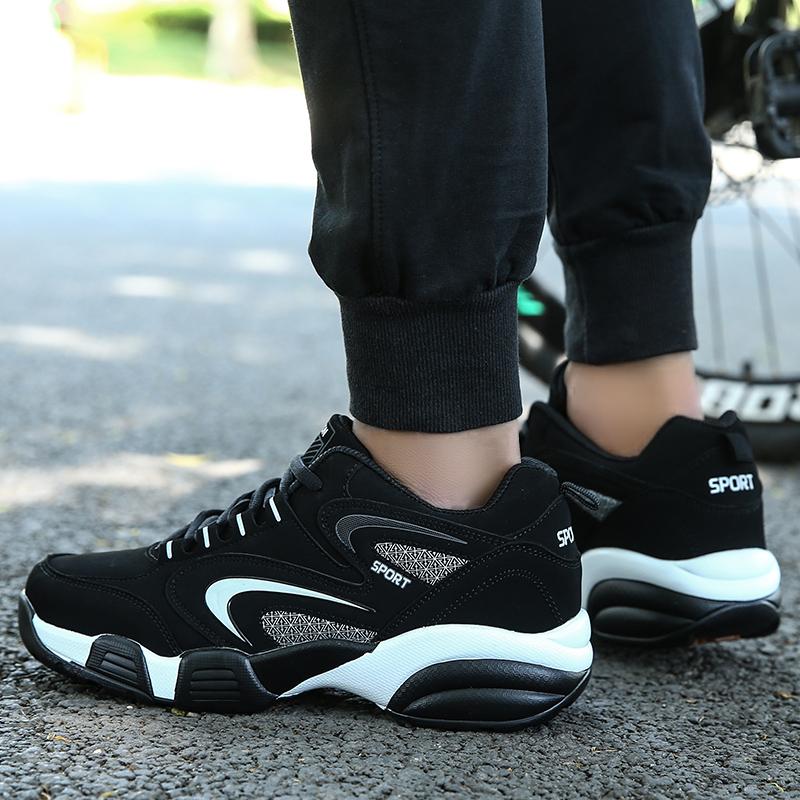 Autumn And Winter Men's Sports Shoes Middle Aged And Elderly Father's Travel Men's Shoes Cow Tendon Soles Anti Slip Casual Shoes