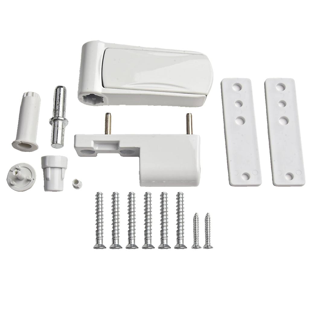 UPVC Door Flag Hinge Triad Adjustable For Double Glazing Doors Hinge Aluminium Profile Hydraulic Mute Buffer Hinge White