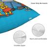 Funny Cartoon S-Simpsons Family Portrait Pillow Case Comfy Pillow Cover For Chair Sofa Home Decor Fashion Cushion Cover