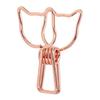 100pcs   Clips Cute Cartoon Cat Shape Metal Hollowed   Tail Clips Paper Clamps   Supplies