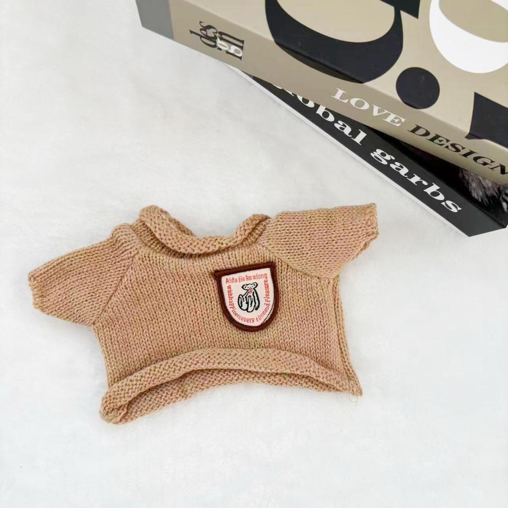Little Bear Cotton Hoodie Sweater for 30cm Plush Doll Toy Accessories