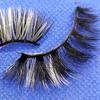 1 Pair Fluffy 25MM Mink Eyelashes Colored Lashes  Bulk Wholesale Pink White Red Blue 5D Mink Lashes Supplies Makeup Tools