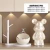 Ceramic Bear Decorative Organizer Entryway Shelf Key Holder Nordic Style Home Decor
