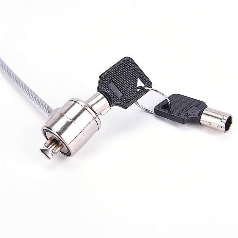 Kancelářský notebook Laptop Pc Počítač Stůl Klíč bezpečnostní zámek řetěz kabel