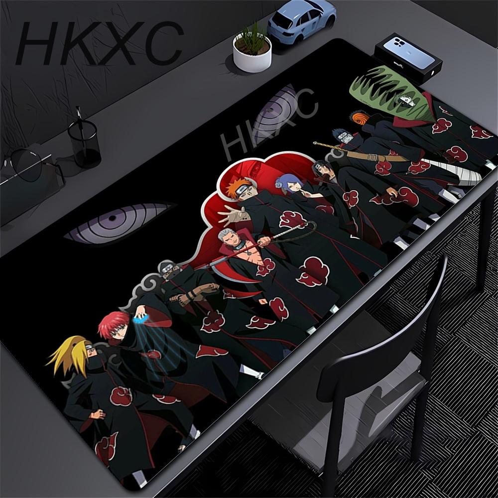 Alfombrilla de Ratón Anime N-naruto Itachi Uchiha Gabinete Gamer Computadora Alfombrilla Grande para Escritorio Teclado Accesorios para Gaming Alfombrilla de Ratón Alfombra Antideslizante