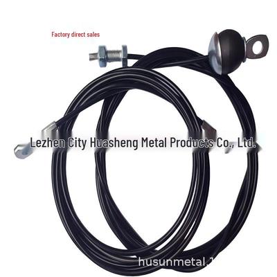 DIY Home Fitness Steel Wire Pulley Cable with Rubber Coating