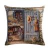 45X45Cm Decorative Throw Pillows Case Purple Lavender Flower Pillowcase Decorations Home Navidad Decor Flower Floral Decor