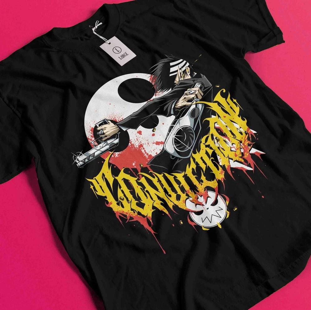 Soul Eater Tshirt Death The Kid Shirt Maka Albarn Tshirt Evans Anime Unisexga Tee S