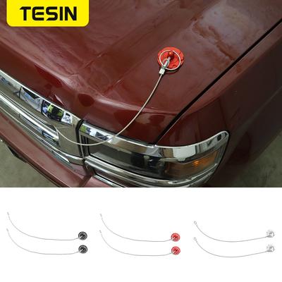 TESIN Car Engine Hood Latch Lock Decoration Cover for Dodge Challenger Charger Nitro RAM Chevy Silverado Exterior