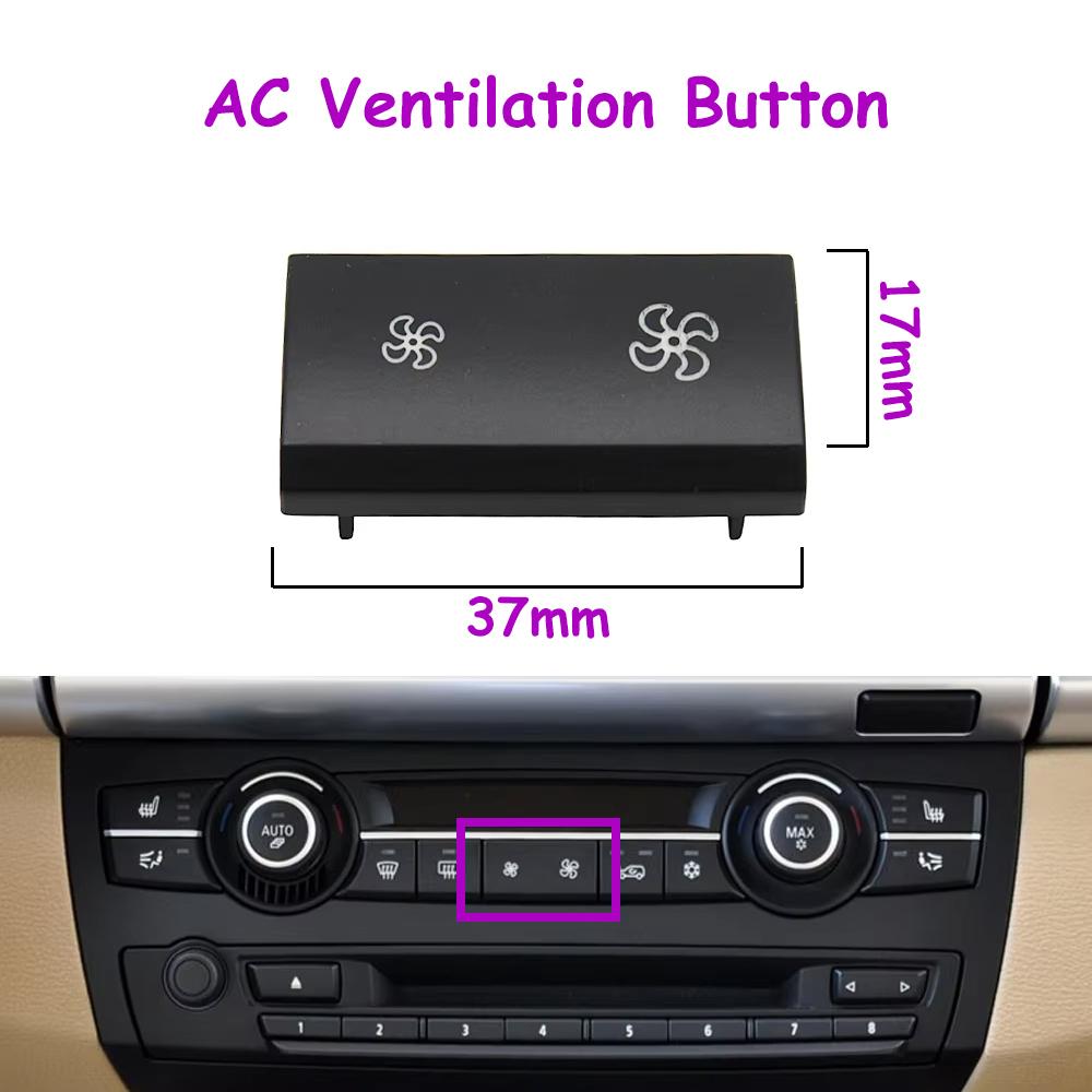 LHD RHD Car Radar Sensor Dashboard Tailgate Rear Trunk Switch Button Cover Cap Replacement For BMW X5 X6 E70 E71 E72 2008-2014