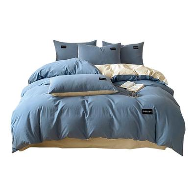 MUJI-Style 100% Cotton 4-Piece Bedding Set