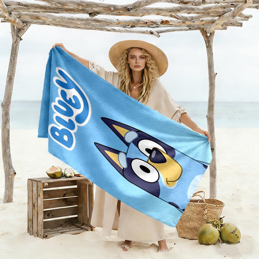Merry Christmas Celebration Beach Towel Quick-Dry Soft Microfiber Comfortable Lightweight
