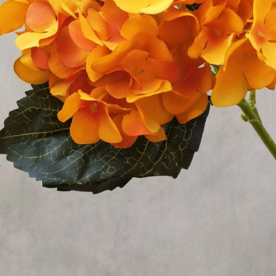 Künstliche Hortensie UV-beständig Gefälschte Seidenblume Zuhause Hochzeitsparty Babyparty Tischdekoration Innen Außen Künstliche Blüte Dekoration