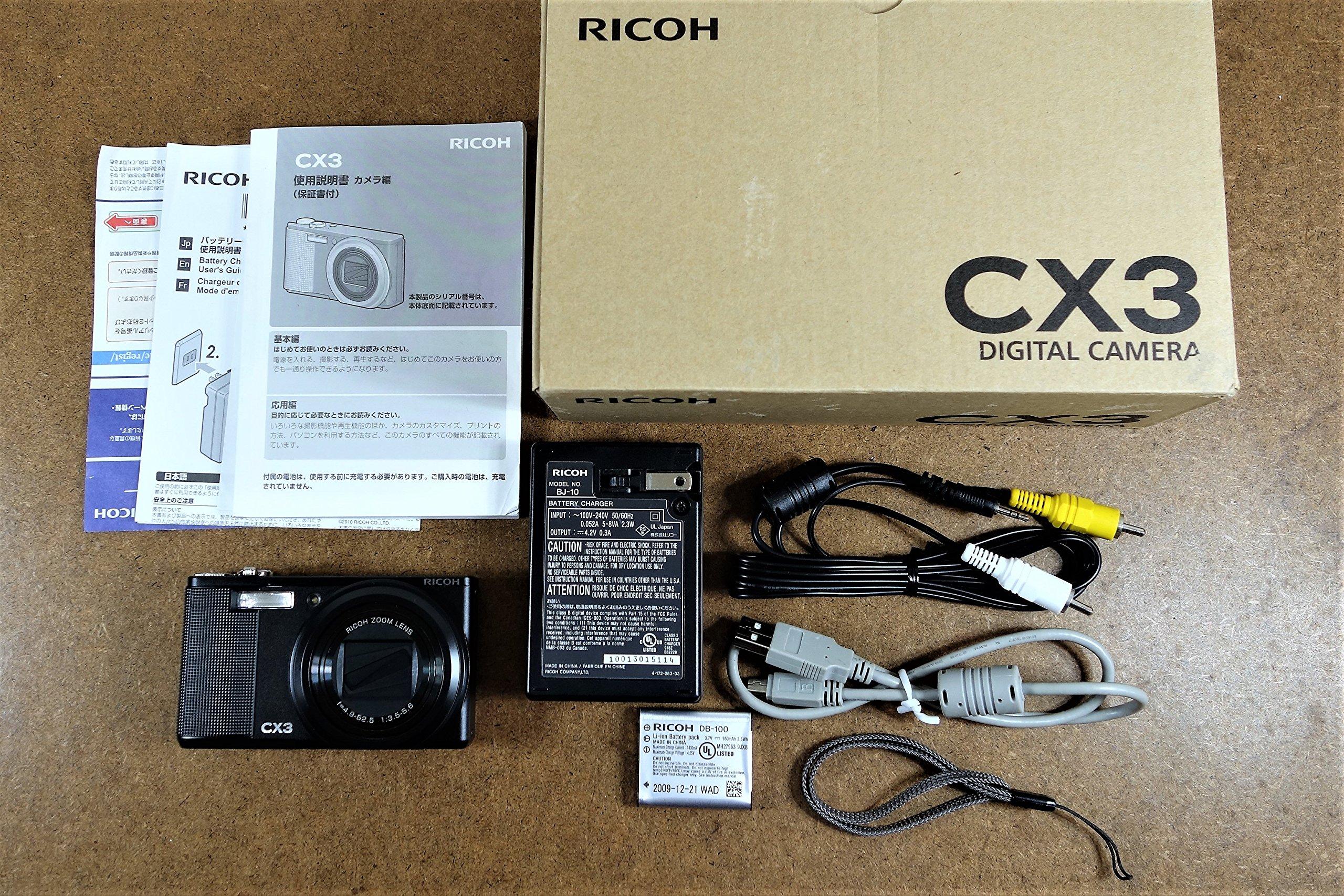 

RICOH Digital Camera CX3 Black CX3BK