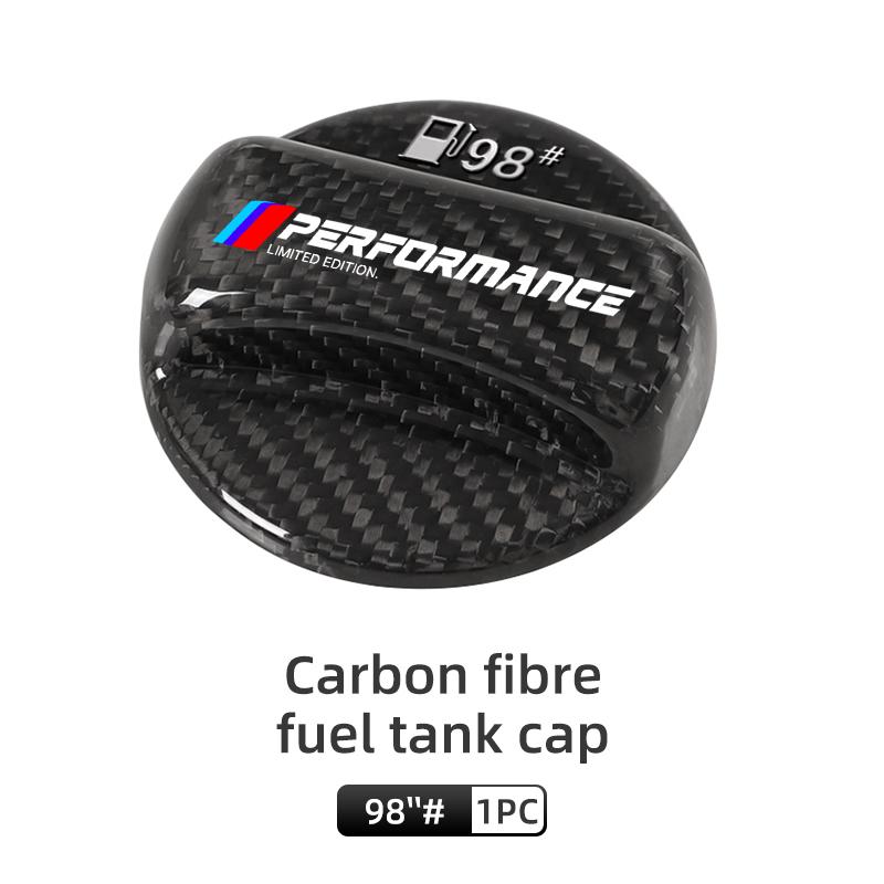 BAGE7 2026 Car Sticker Real Carbon Fiber Gas Fuel Tank Cover Oil Filler Dustproof Cap For BMW Performance F11 G11 F10 F30 G08 G28 G20