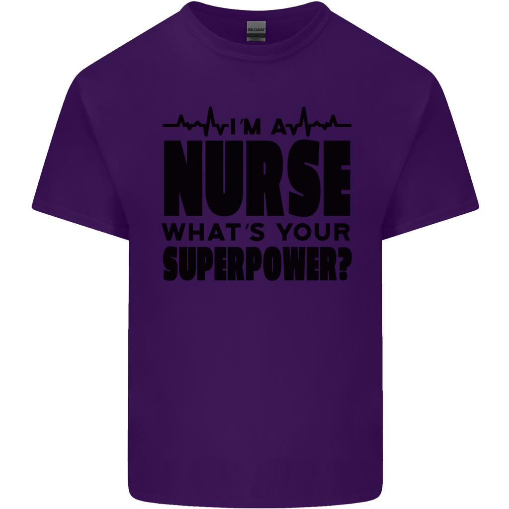 Im a Nurse Whats Your Superpower Nursing Unisexs Light Cotton TShirt