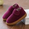 Thickening and Warm Men's Boots for Middle-aged and Elderly Men and Women, Non-slip Home Cotton Shoes Platform Boots