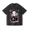 Evil Girl Vintage Wash Japanese Design T-Shirt and Wo Cotton 2026 Wash T Shirt